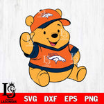 Denver Broncos Pooh Bear Svg Eps Dxf Png File, Digital Download, Instant Download