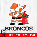 Denver Broncos Santa Dabbing Christmas Svg Eps Dxf Png File,NFL Svg Files,Digital Download,Sublimation,Instant Download