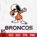 Denver Broncos Snoopy Sport 3 Svg Eps Dxf Png File, NFL svg, Digital Download, Instant Download