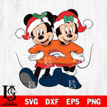 Denver Broncos mickey christmas 11 Svg Eps Dxf Png File, Digital Download, Instant Download