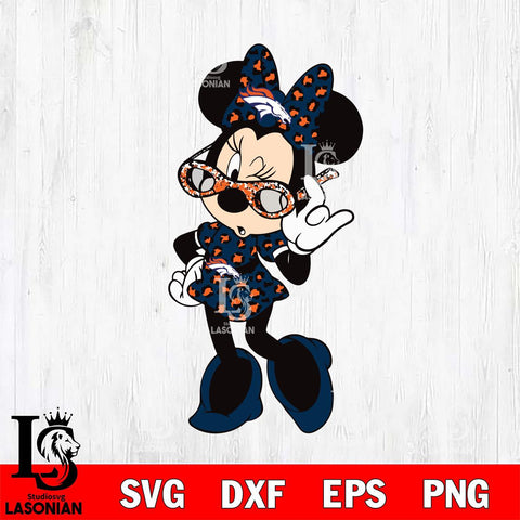 Denver Broncos mickey christmas 6 Svg Eps Dxf Png File, Digital Download, Instant Download