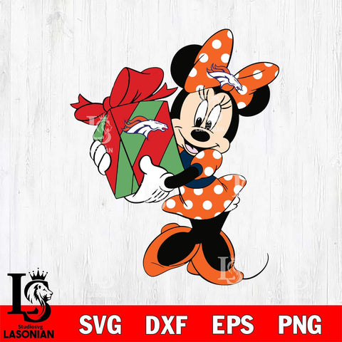 Denver Broncos mickey christmas 8 Svg Eps Dxf Png File, Digital Download, Instant Download