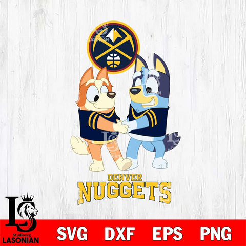 Denver Nuggets Bluey Chilli Dance Svg Eps Dxf Png File, Digital Download, Instant Download