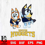 Denver Nuggets Bluey Chilli Mode Dance Svg Eps Dxf Png File, Digital Download, Instant Download