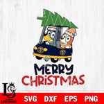 Denver Nuggets Bluey Merry Christmas Svg Eps Dxf Png File, Digital Download