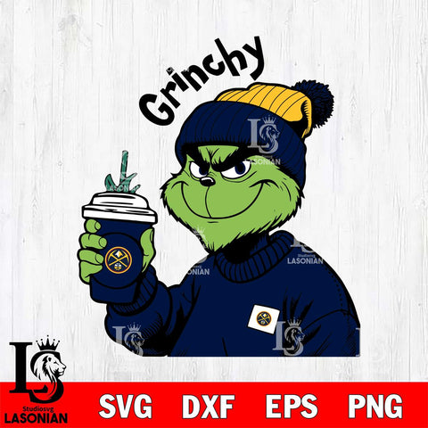 Denver Nuggets Boujee Grinch 10 Svg Eps Dxf Png File, Digital Download, Instant Download