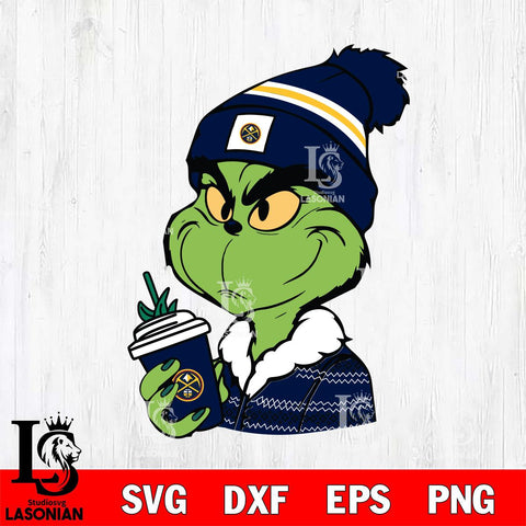 Denver Nuggets Boujee Grinch Svg Eps Dxf Png File, Digital Download, Instant Download