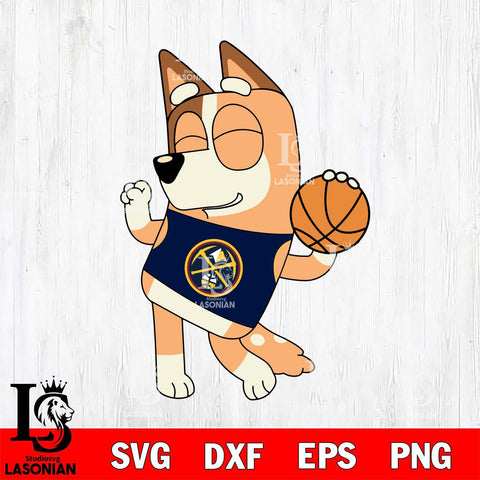 Denver Nuggets Chilli bluey sport Svg Eps Dxf Png File, Digital Download, Instant Download