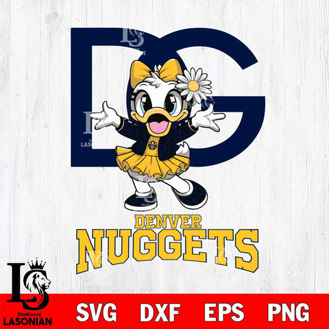 Denver Nuggets Dolce And Gabbana Daisy Duck Disney Svg Eps Dxf Png File, Digital Download, Instant Download