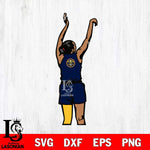 Denver Nuggets Girl Basketball Svg Eps Dxf Png File, Digital Download, Instant Download