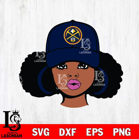 Denver Nuggets Girls sport 1 Svg Eps Dxf Png File, Digital Download, Instant Download