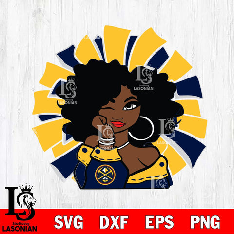 Denver Nuggets Girls sport 8 Svg Eps Dxf Png File, Digital Download, Instant Download