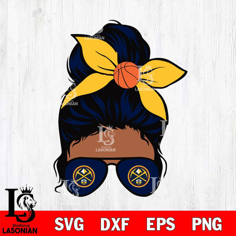 Denver Nuggets Girls sport 9 Svg Eps Dxf Png File, Digital Download, Instant Download