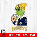 Denver Nuggets Grinch Bougie Football Svg Eps Dxf Png File, Digital Download, Instant Download