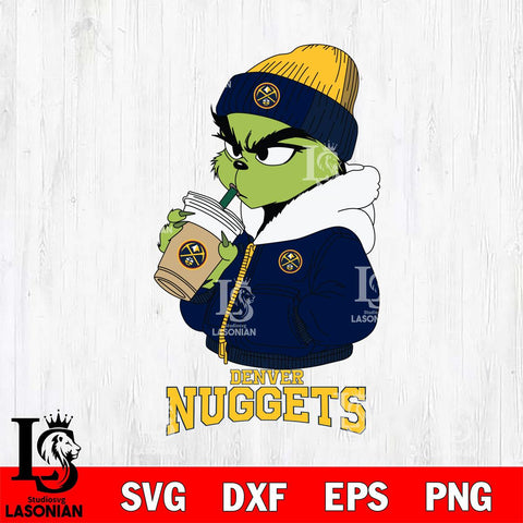 Denver Nuggets Grinch Bougie Sport Svg Eps Dxf Png File, Digital Download, Instant Download