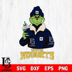 Denver Nuggets Grinch Christmas Cut Files Cricut, Svg Dxf Eps Png file , Silhouette