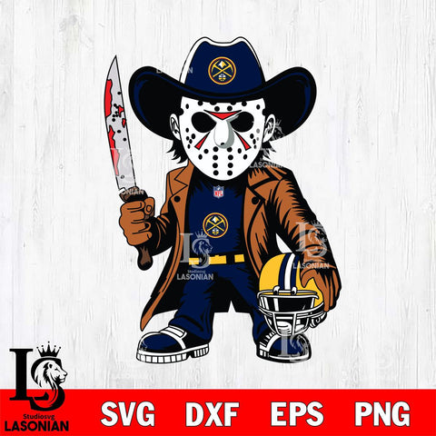 Denver Nuggets Jason Voorhees Horror Svg Eps Dxf Png File, NBA svg, Digital Download, Instant Download