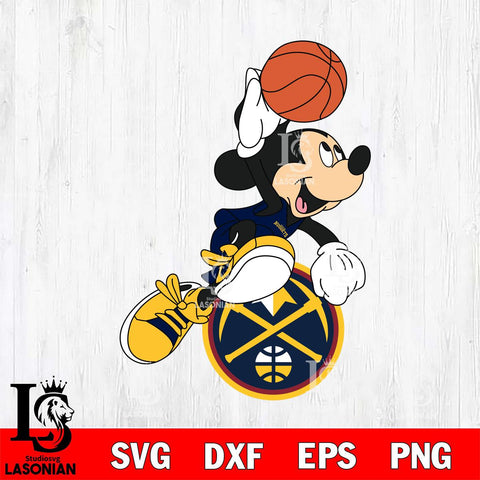 Denver Nuggets Mickey Minne 8 Nba Svg Eps Dxf Png File, NBA svg, Digital Download, Instant Download