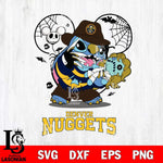 Denver Nuggets Stitch Freddy Krueger Halloween Svg Eps Dxf Png File, Digital Download, Instant Download