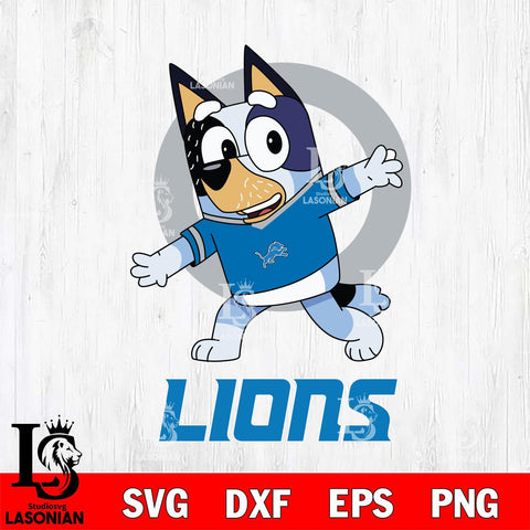 Detroit Lions Bandit Heeler Rugby Svg Eps Dxf Png File, Digital Download ,Instant Download, Cricut File