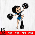 Detroit Lions Betty Boop Cheer Leader Svg Eps Dxf Png File, Digital Download, Instant Download