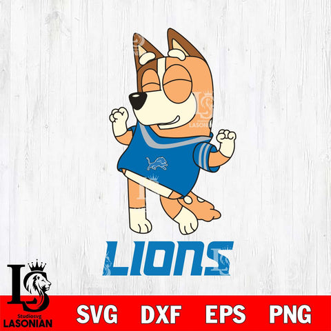 Detroit Lions Chilli Dance Sport Svg Eps Dxf Png File, Digital Download, Instant Download