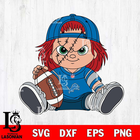 Detroit Lions Chucky Horror 11 Svg Eps Dxf Png File, NFL svg, Digital Download, Instant Download