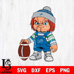 Detroit Lions Chucky Horror 6 Svg Eps Dxf Png File, NFL svg, Digital Download, Instant Download