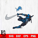 Detroit Lions Deadpool Nike Svg Eps Dxf Png File, Digital Download, Instant Download