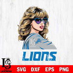 Detroit Lions Fan And Taylor Swift Fan Svg Eps Dxf Png File, Digital Download, Instant Download