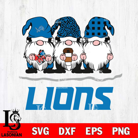 Detroit Lions Gnomes Coffee Svg Eps Dxf Png File, Digital Download, Instant Download