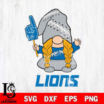 Detroit Lions Gnomes Fan Svg Eps Dxf Png File, Digital Download, Instant Download