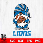 Detroit Lions Gnomes Football Svg Eps Dxf Png File, Digital Download, Instant Download