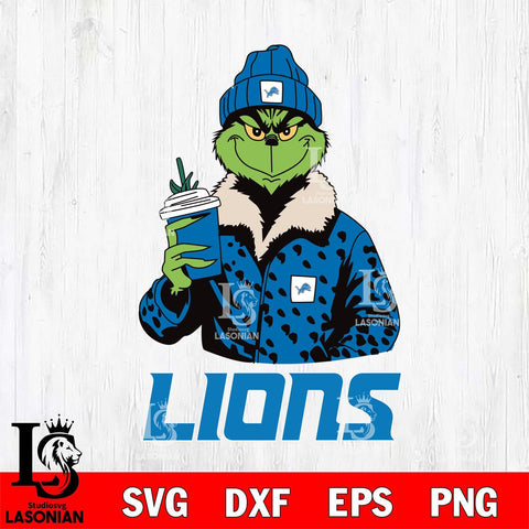 Detroit Lions Grinch Christmas Svg Eps Dxf Png File,Cricut svg files, Digital Download, Instant Download