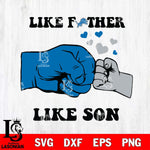 Detroit Lions Like Father Like Son Svg Eps Dxf Png File, Digital Download, Instant Download