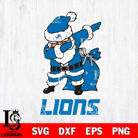 Detroit Lions Santa Claus Ugly Svg Eps Dxf Png File,NFL Svg Files,Digital Download,Sublimation,Instant Download