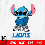 Detroit Lions Stitch Disney NFL Svg Eps Dxf Png File, Digital Download, Instant Download