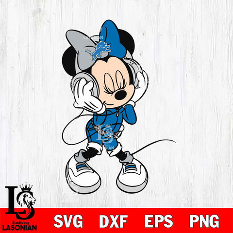 Detroit Lions mickey christmas 10 Svg Eps Dxf Png File, Digital Download, Instant Download