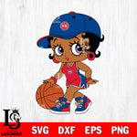 Detroit Pistons Betty Boop NBA 5 Svg Eps Dxf Png File, NBA svg, Digital Download, Instant Download