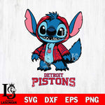 Detroit Pistons Stitch Halloween Svg Eps Dxf Png File, NBA svg, Digital Download, Instant Download