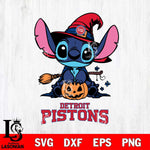 Detroit Pistons Stitch witch Svg Eps Dxf Png File, NBA svg, Digital Download, Instant Download