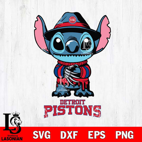 Detroit Pistons Stitich Freddy Krueger Svg Eps Dxf Png File, NBA svg, Digital Download, Instant Download