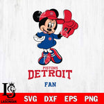 Detroit Pistons #1 Fan Minnie Mouse Svg Eps Dxf Png File, Digital Download, Instant Download