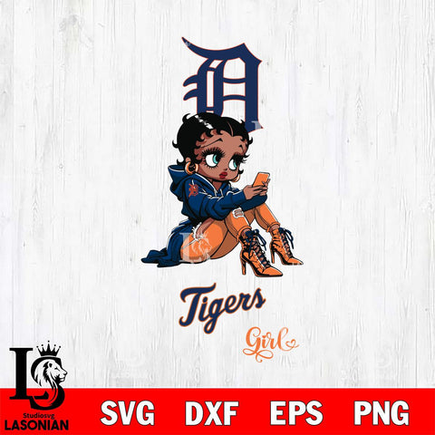 Detroit Tigers Beauty Black Fan Girl Football