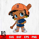 Detroit Tigers Betty Boop MLB 2 Svg Eps Dxf Png File,MLB svg, Digital Download, Instant Download