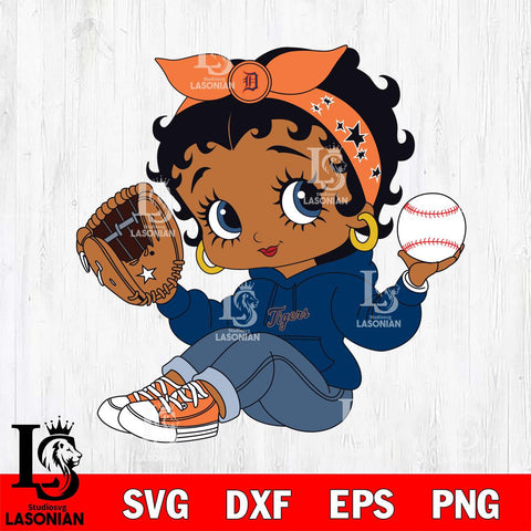 Detroit Tigers Betty Boop MLB Svg Eps Dxf Png File,MLB svg, Digital Download, Instant Download