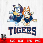 Detroit Tigers Bluey & Bingo 13 Svg Eps Dxf Png File, MLB svg, Digital Download, Instant Download