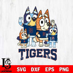 Detroit Tigers Bluey & Bingo 14 Svg Eps Dxf Png File, MLB svg, Digital Download, Instant Download