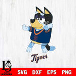 Detroit Tigers Bluey Dad Dance Svg Eps Dxf Png File, Digital Download, Instant Download