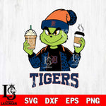 Detroit Tigers Grinch 2 coffee Svg Eps Dxf Png File, Digital Download, Instant Download